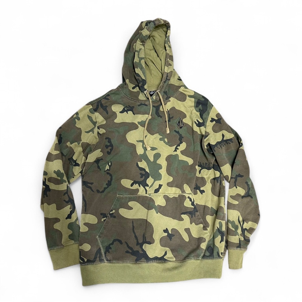 Volcom Green Camouflage Hoodie